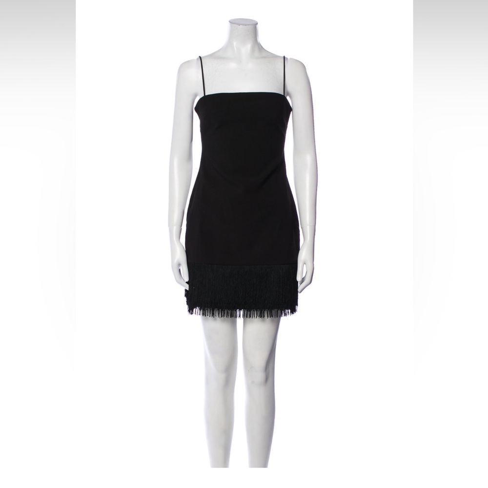 NWT Likey Black Fringe Dress